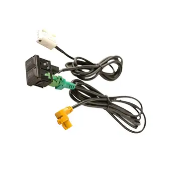 Automobilio Usb Aux jungiklio adapterio diržų lizdai Kabelių laidų adapterio kabelis, suderinamas su 
