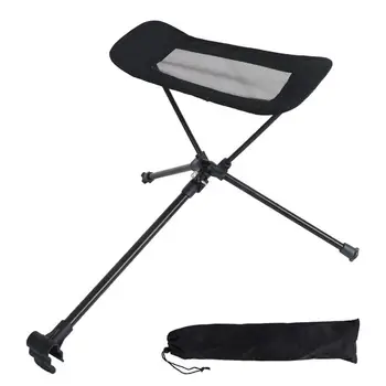 Kempingo kėdė Pėdų atrama Universalus nešiojamas sulankstomas kojų stovyklavimas Kojų atrama Sunki atrama Pritvirtinamas ištraukiamas kempingo mėnulio kėdės rinkinys