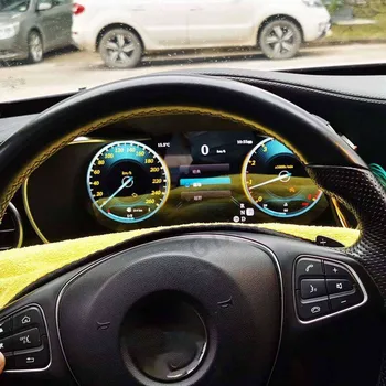 Naujausias LCD skaitmeninis prietaisų skydelis Mercedes-Benz C/GLC W205 2015-2018 prietaisų skydelio prietaisų skydelio spidometro automobilio ekranas