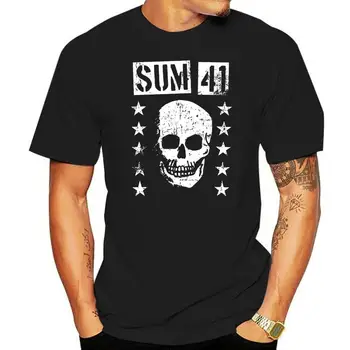 Sum 41 'Grinning Skull' marškinėliai - NAUJI