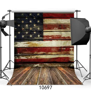 Vintažinių vėliavų paveikslai Patriotinė medžio lenta Individualizuota vinilinė fotografija Fonai Kompiuteriu spausdinti fonai fotostudijai